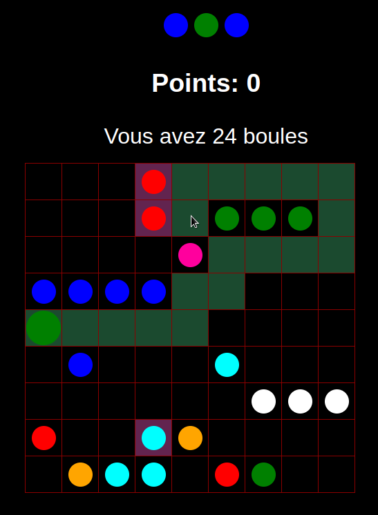 Screenshot of the game